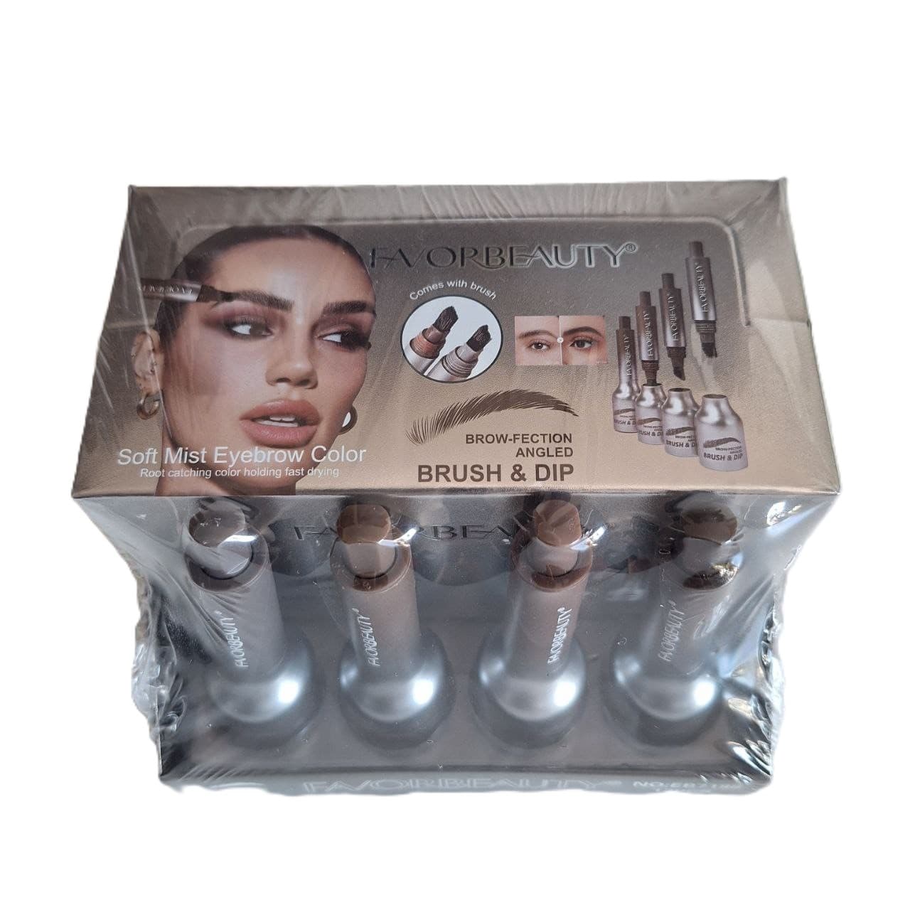 Brocha, tinte para cejas ( caja con 12 )